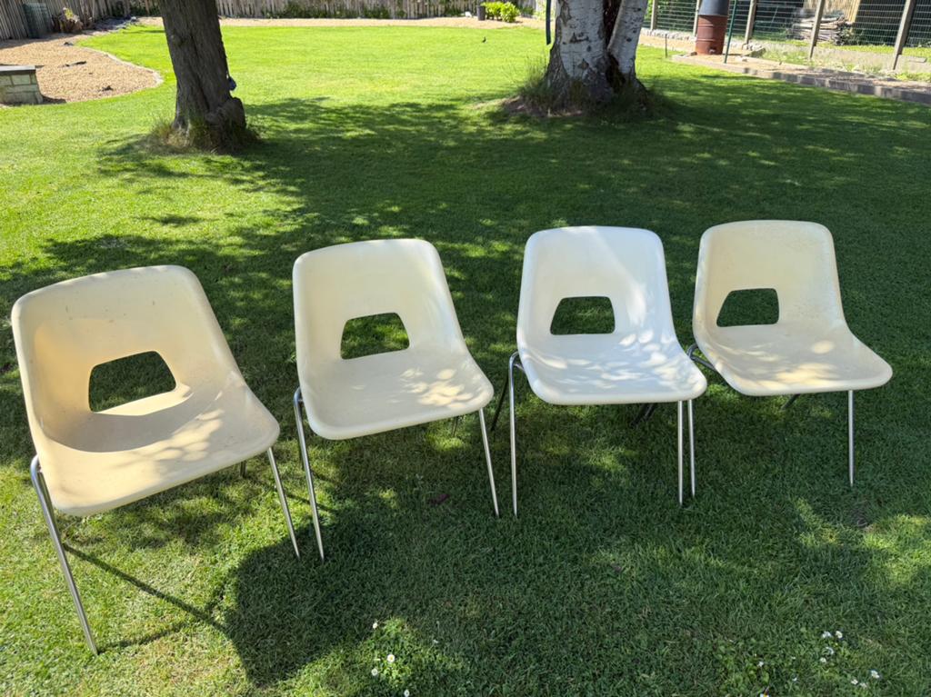 4 Design ikea stoelen van Niels Gammelgaard, Ophalen, Gebruikt