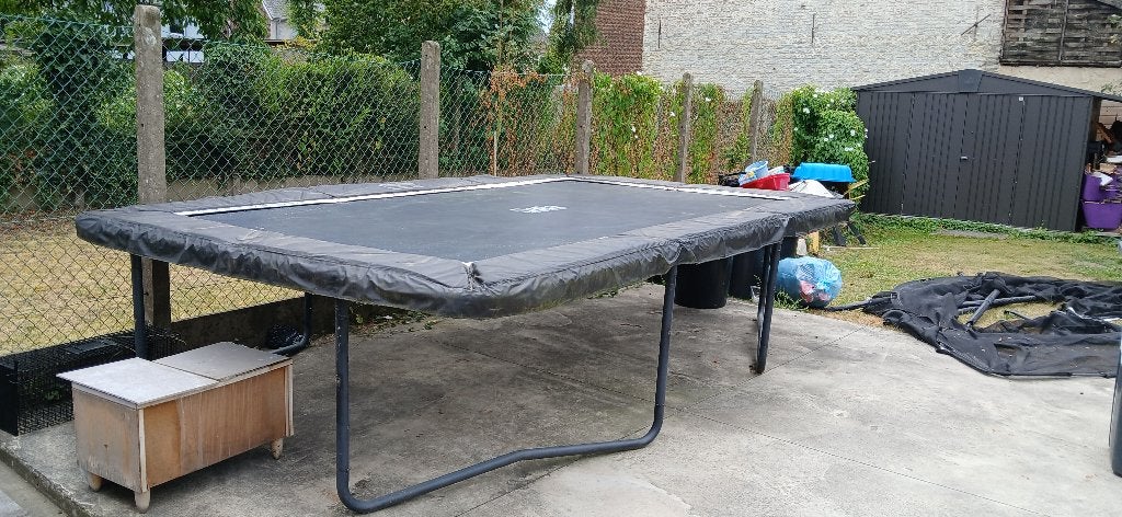 Salta Trampoline Premium Black Pro rechthoekig, Ophalen, Gebruikt