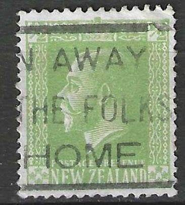 Nouvelle-Zélande 1915/1921 - Yvert 163 - George V (ST), Timbres & Monnaies, Timbres | Océanie, Affranchi, Envoi
