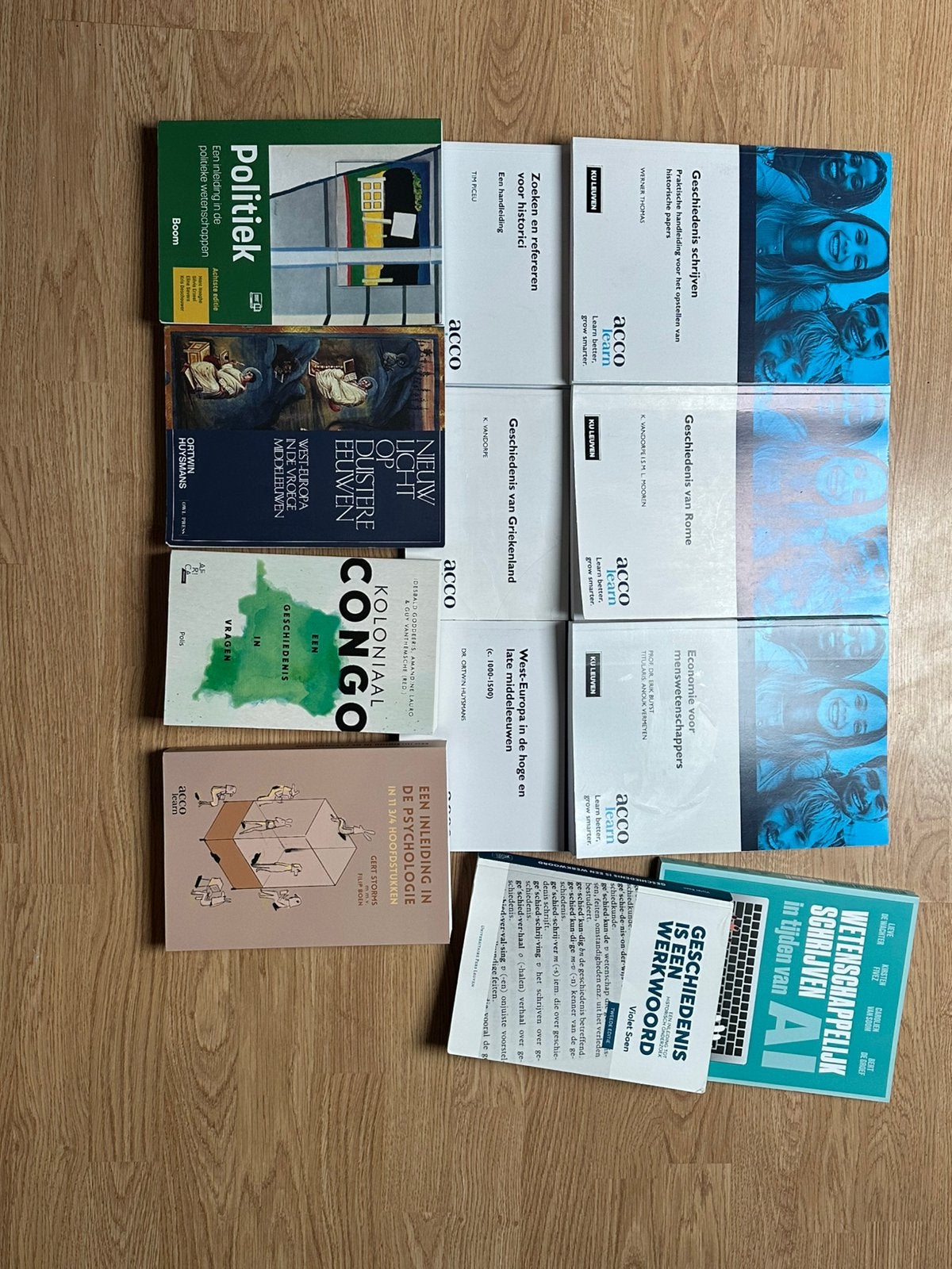 Studieboeken geschiedenis 1ste bachelor KU Leuven, Boeken, Ophalen