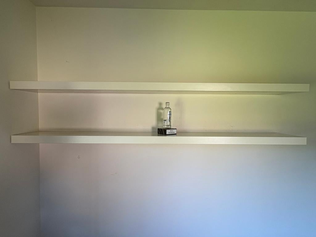 5 IKEA wandplanken 190 cm + 1 plank 110 cm, Ophalen, Gebruikt