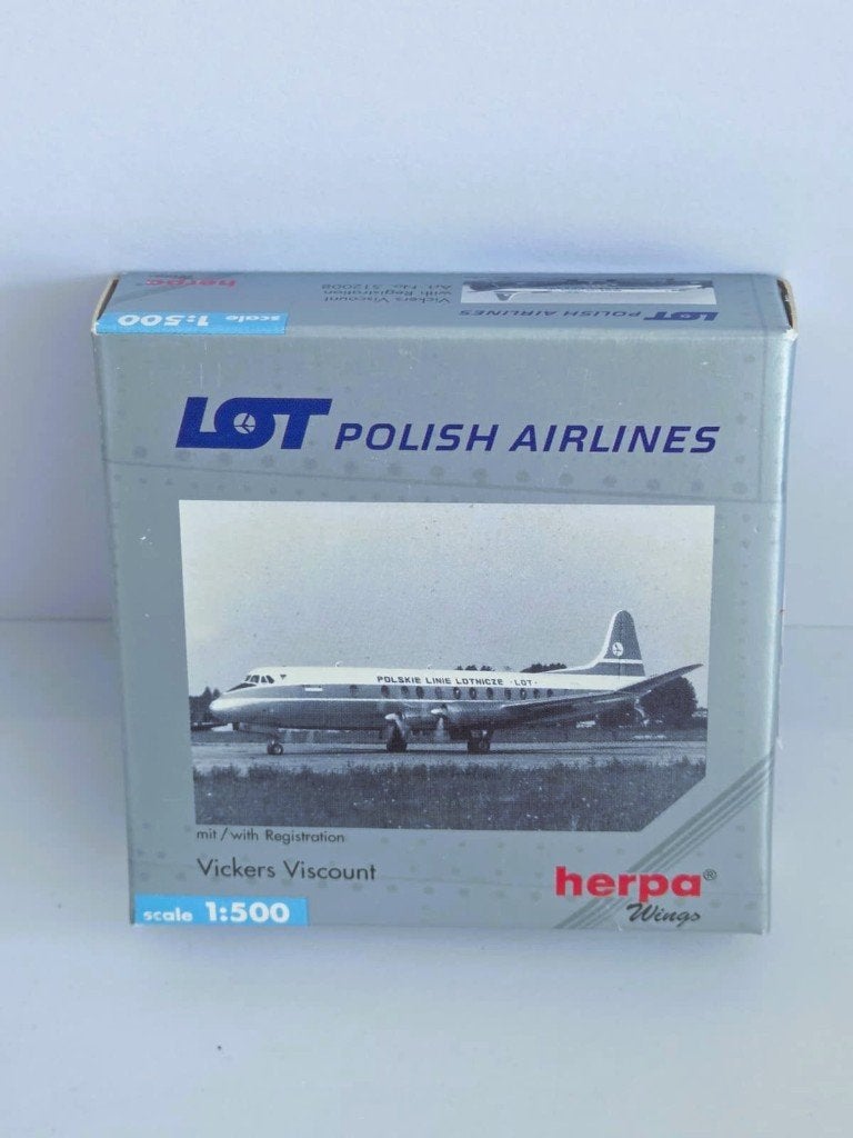 Vickers Viscount LOT Polish Airlines., Hobby en Vrije tijd, Ophalen of Verzenden