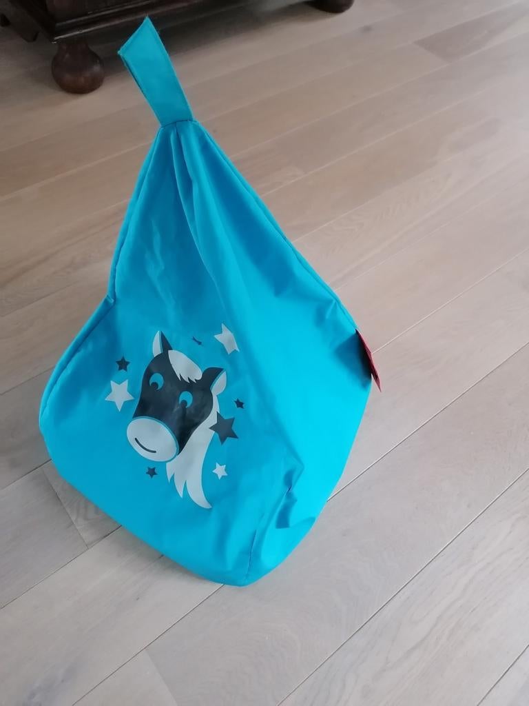Toffe zitzak B-bob, Ophalen, Zo goed als nieuw, Blauw, Zitzak