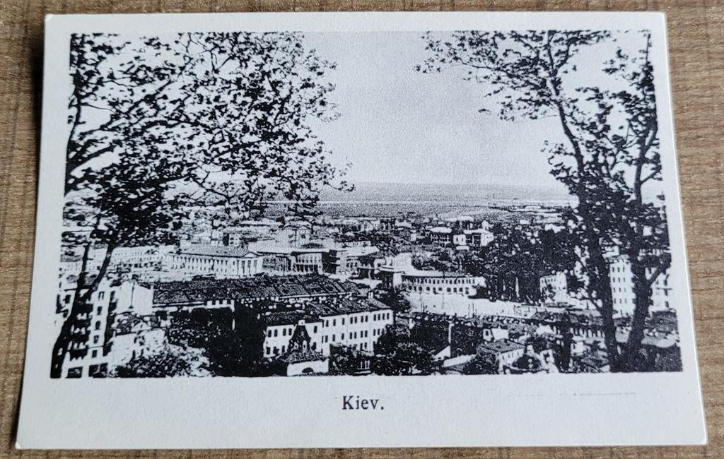 Oude prent: Kiev, Verzamelen, Foto's en Prenten, Ophalen of Verzenden, Gebruikt, Buitenland, Prent