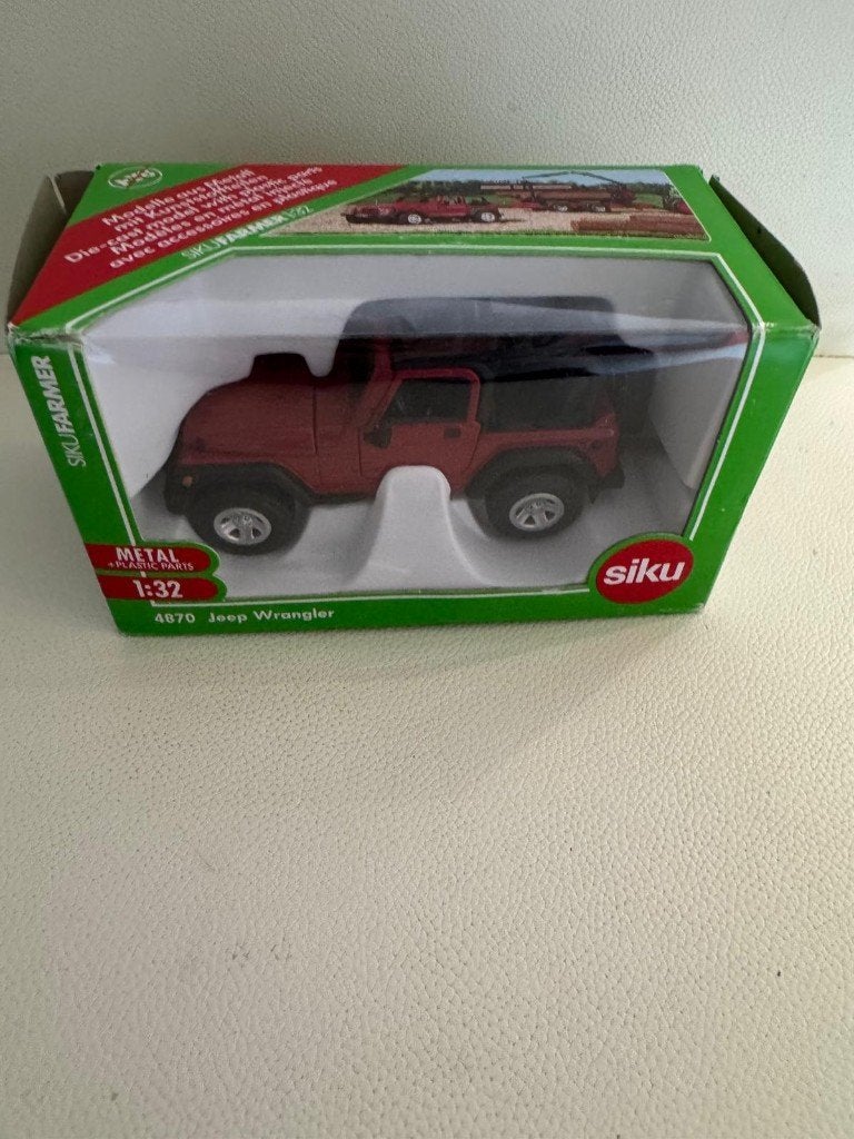 siku jeep wrangler 1 32, Hobby en Vrije tijd, Modelauto's | 1:32, Ophalen of Verzenden, Zo goed als nieuw, Tractor of Landbouw