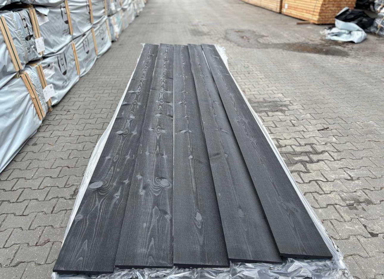 Bardage suédois noir enduit, Tuin en Terras, Terrasdelen en Vlonders, Ophalen, Nieuw, Hout