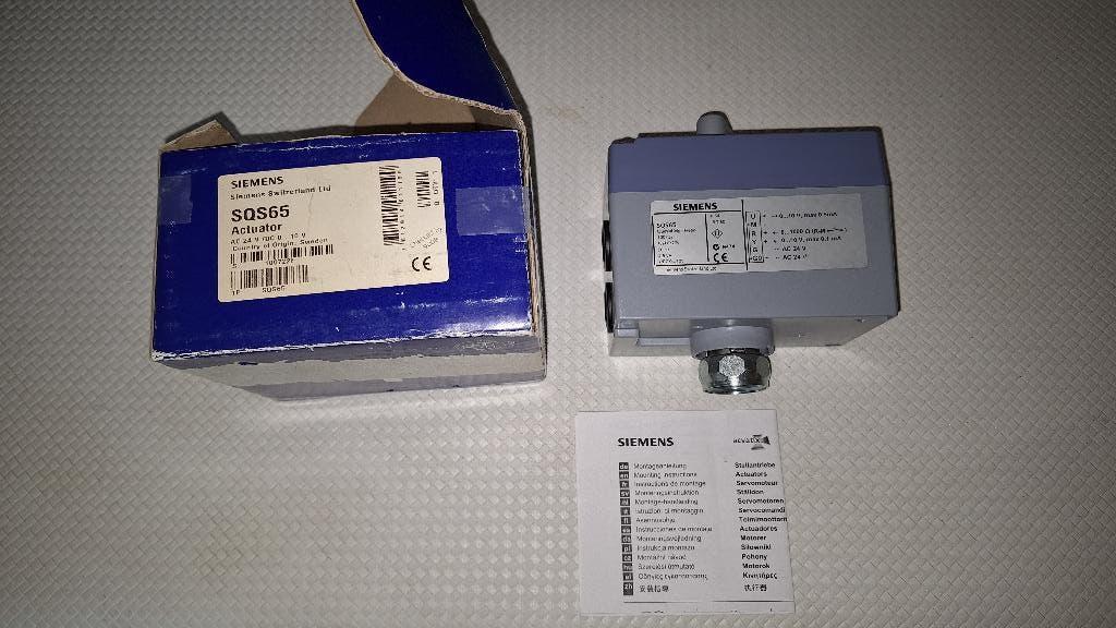 SIEMENS Actuator verwarming SQS65  24 VAC, Doe-het-zelf en Bouw, Ophalen of Verzenden, Nieuw