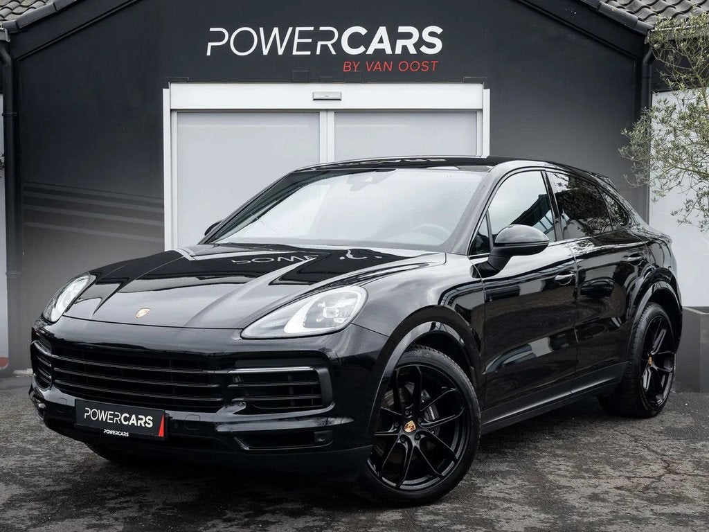 Porsche Cayenne Coupe | FULL BLACK | BOSE | PANO | SPORT CHR, Automaat, Gebruikt, Zwart, Leder