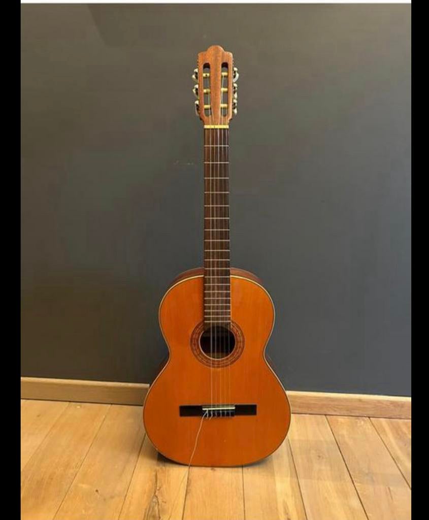 Guitare franscico Esteve 1housse et 1 pose pied, Enlèvement, Comme neuf