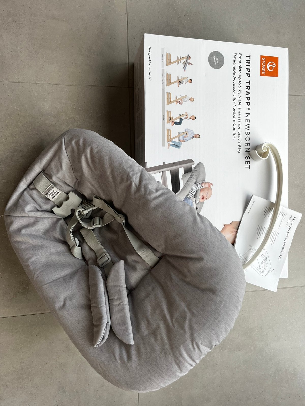 Tripp Trapp Newborn set, Kinderen en Baby's, Wipstoeltjes, Ophalen, Zo goed als nieuw