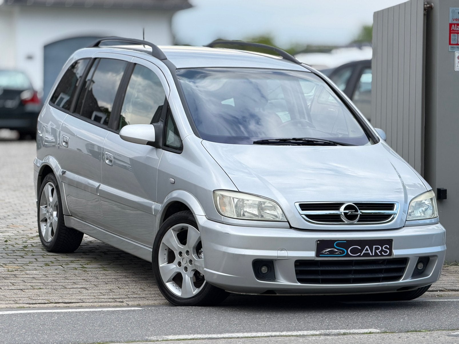 Opel Zafira 1.8i Opc Line ** 7 Plaatsen ** Airco **, Autos, Argent ou Gris, Achat, Entreprise, 7 places