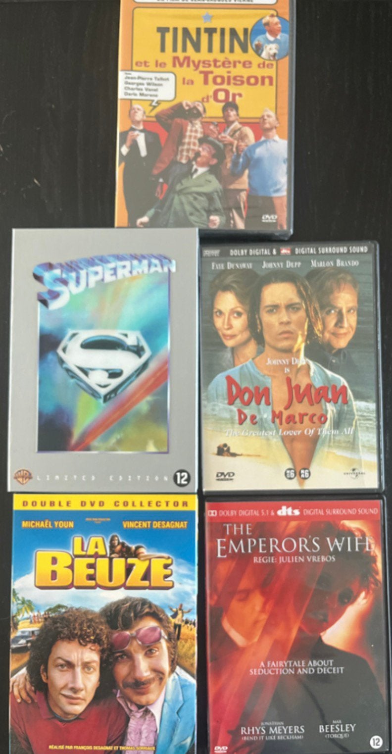 Set van 5 originele dvd's, allemaal in zeer goede staat:, Ophalen, Zo goed als nieuw