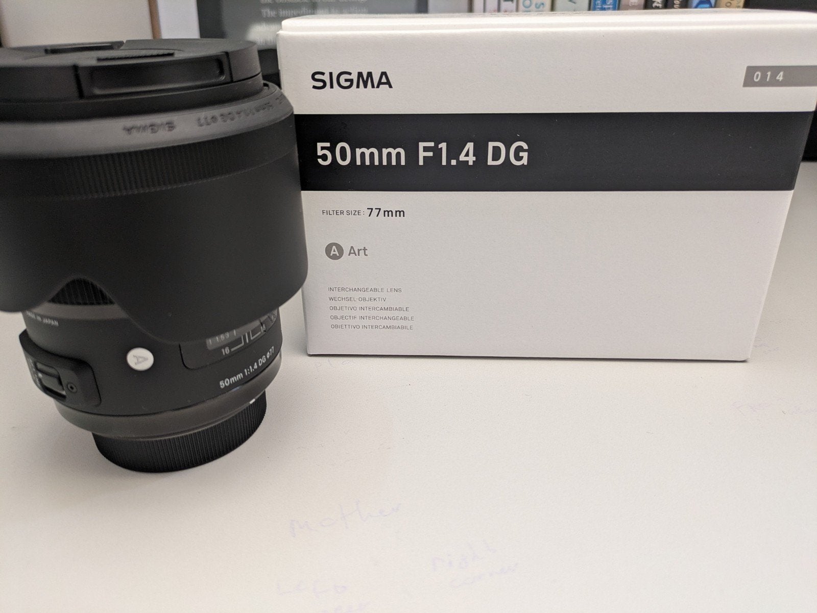 Sigma 50 mm 1,4 DG HSM Art - Nikon, Enlèvement ou Envoi, Comme neuf, Nikon, Monture Nikon F