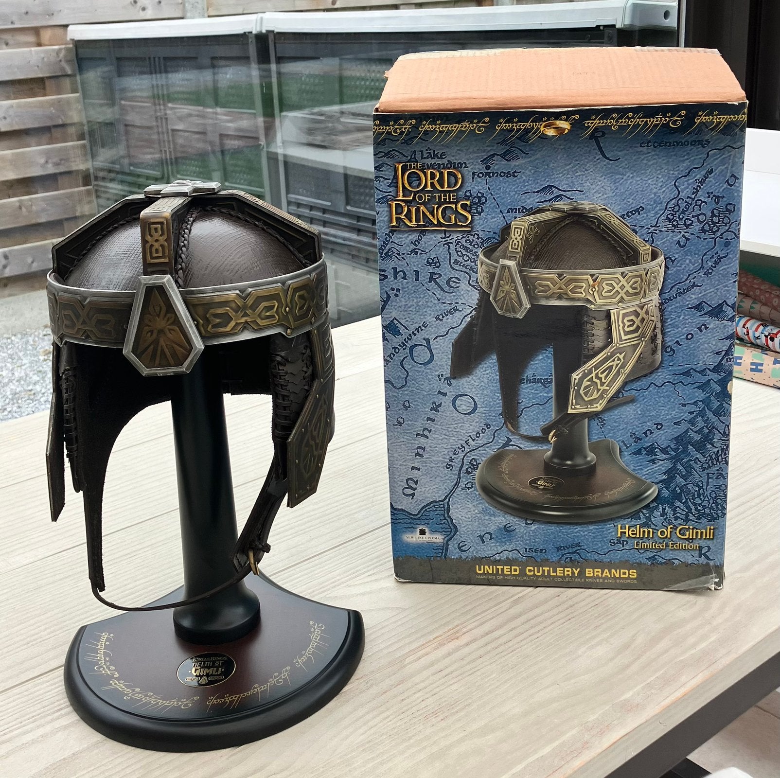 Casque de Gimli, Enlèvement ou Envoi, Comme neuf, Réplique