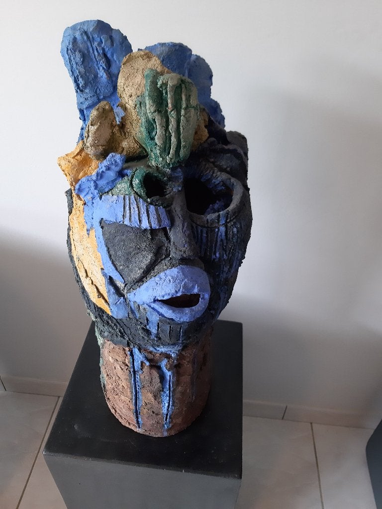 Topwerk van Véronique Vindevogel - keramiek - 60 cm H, Antiek en Kunst, Ophalen