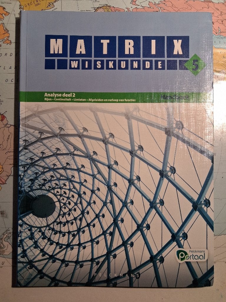 Matrix Wiskunde 5 Analyse Deel 2 – Handboek | Goede staat, Boeken, ASO, Wiskunde A, Ophalen of Verzenden, Zo goed als nieuw