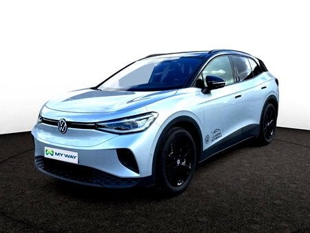 Volkswagen ID.4 77 kWh Pro Business Sport, Auto's, Elektrisch, Handgeschakeld, SUV of Terreinwagen, Zilver of Grijs