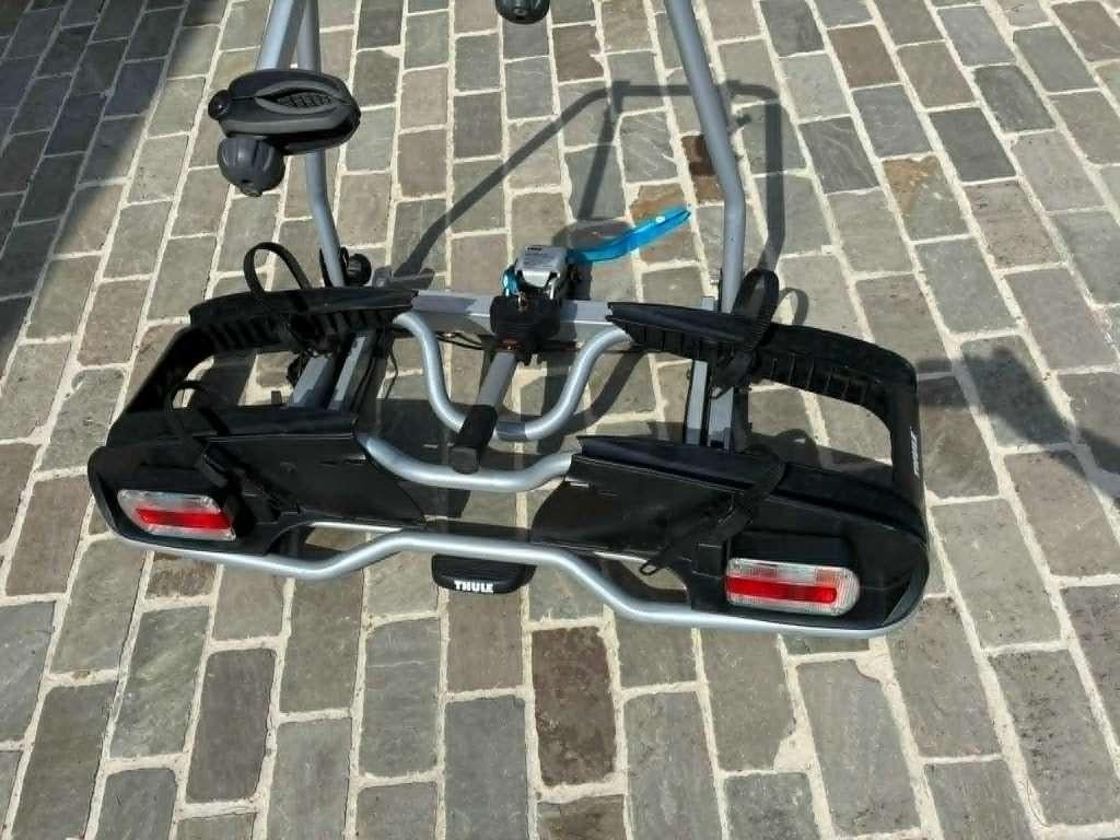 Fietsendragen THULE voor trekhaak- ook elektrische fietsen, Auto diversen, Fietsendragers, Ophalen, Gebruikt, 2 fietsen, Trekhaakdrager