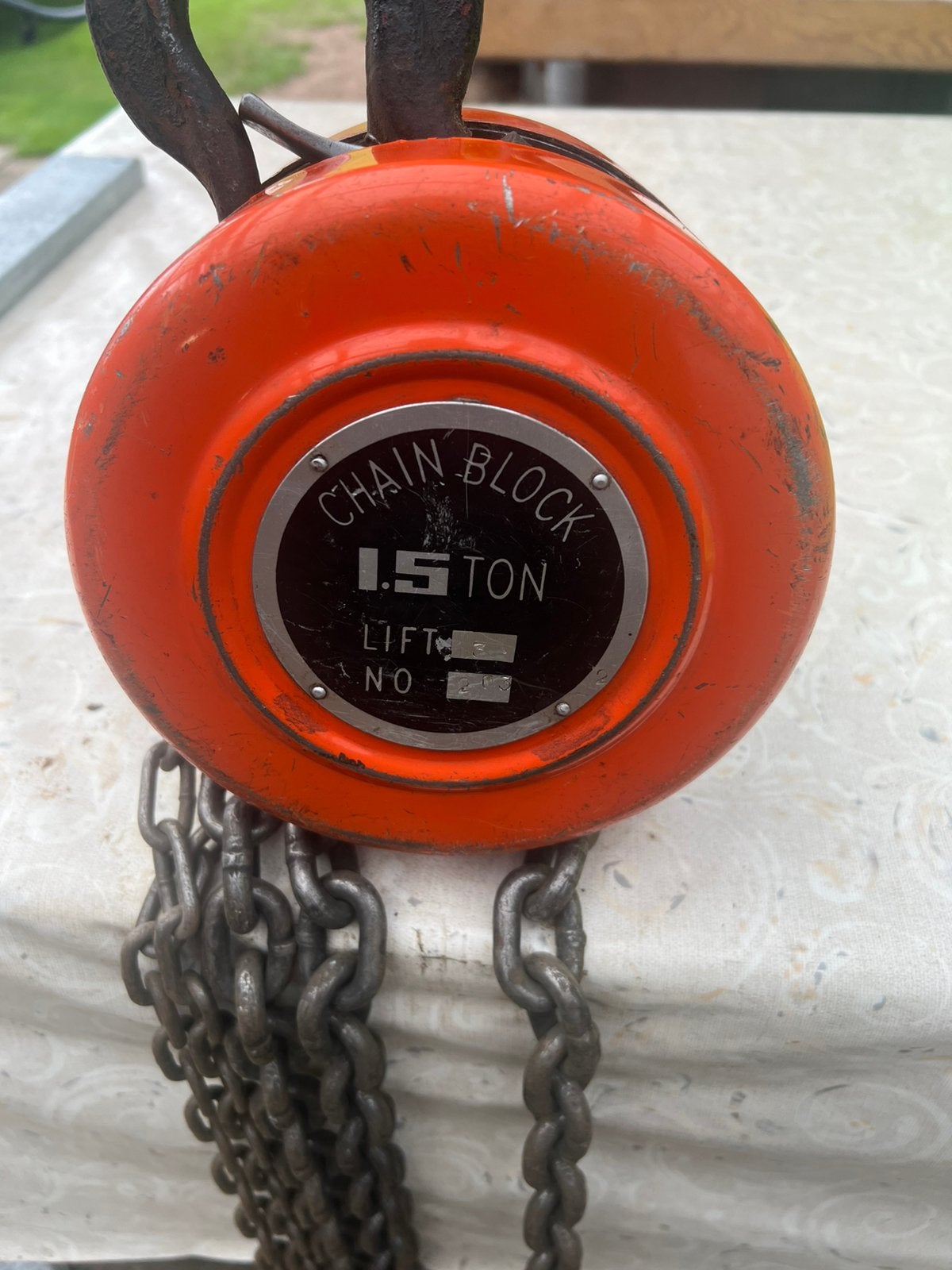 60€, Doe-het-zelf en Bouw, Lieren en Takels, Ophalen, Zo goed als nieuw