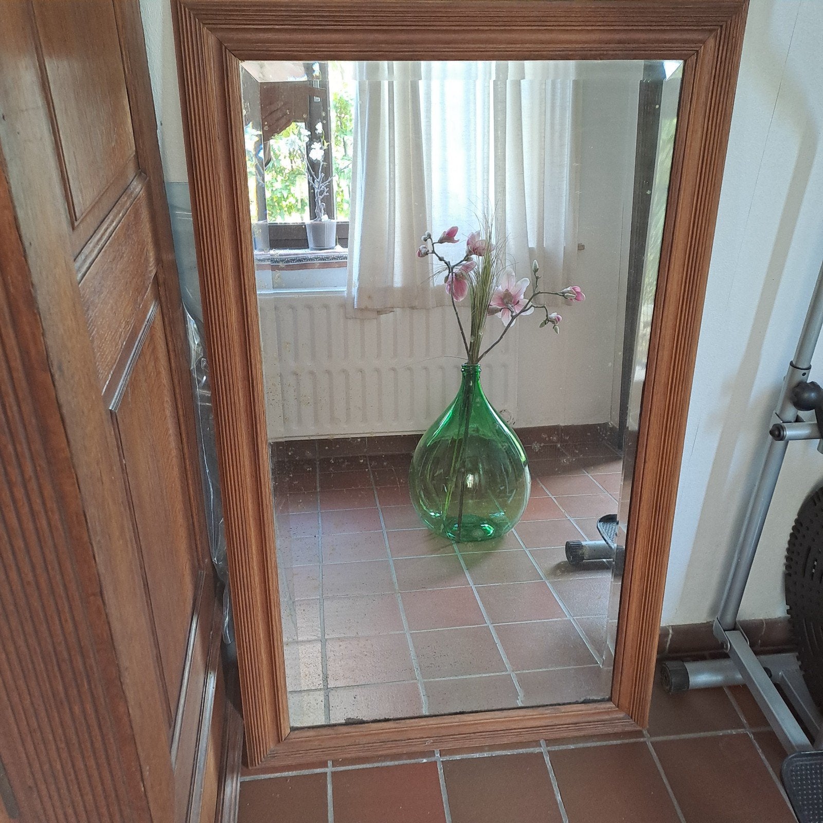 antieke grote spiegel, Ophalen