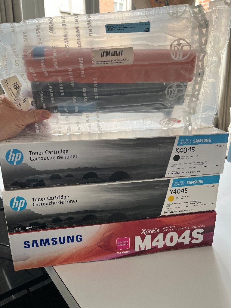 Set van 4 toner cartridges 404S voor Samsung Printer Xpress, Verzenden, Nieuw, Toner, Samsung