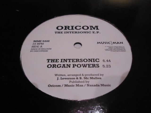 Oricom Technologies – The Intersonic EP (Music Man), Cd's en Dvd's, Gebruikt, Ophalen of Verzenden, Techno, EP