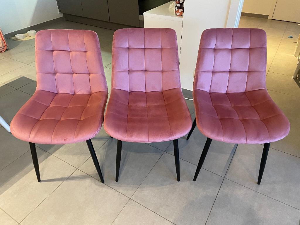 6 Stoelen eetkamer, Ophalen, Overige kleuren, Zo goed als nieuw, Stof