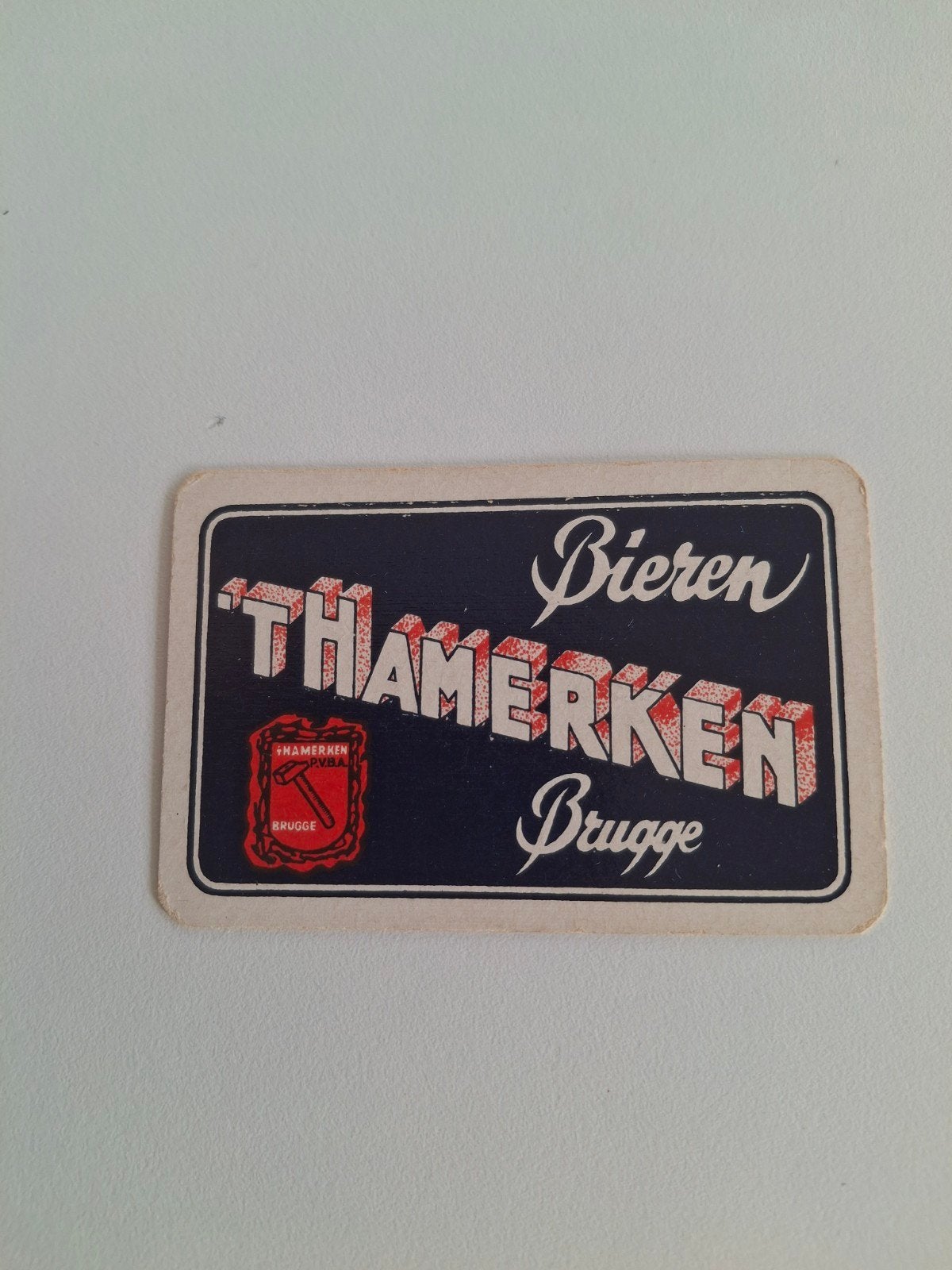 oude speelkaart 't hamerken brugge, Verzamelen, Ophalen of Verzenden