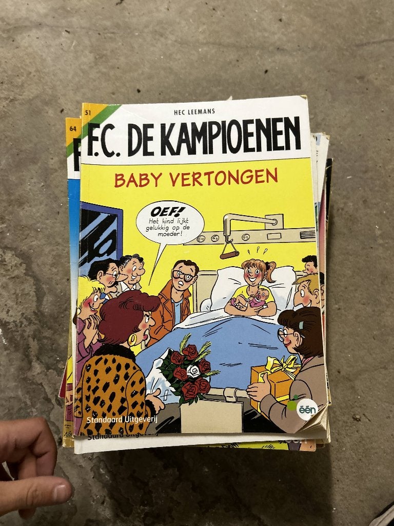 Lot strips F.C. De Kampioenen (32 stuks), Ophalen