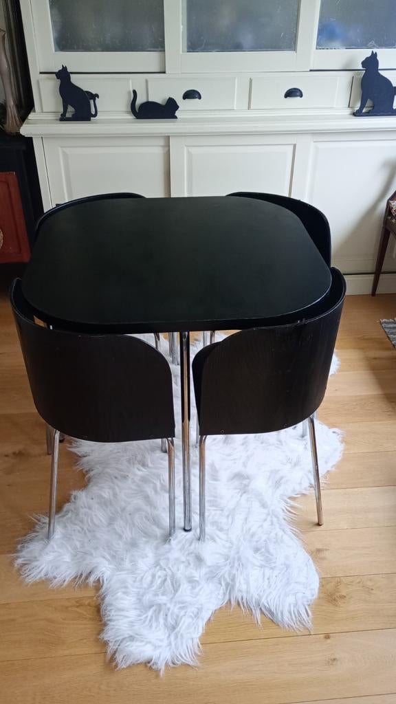 Sandra Kragnert for Ikea, Fusion tafel zwart, Huis en Inrichting, Tafels | Eettafels, Ophalen