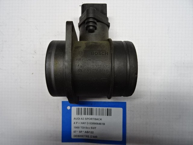 DÉBITMÈTRE Audi A3 Sportback (8PA) (038906461B), Utilisé, Audi