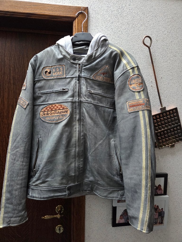 Nieuwe leren harley motor jas.zie foto's, Enlèvement ou Envoi, Neuf