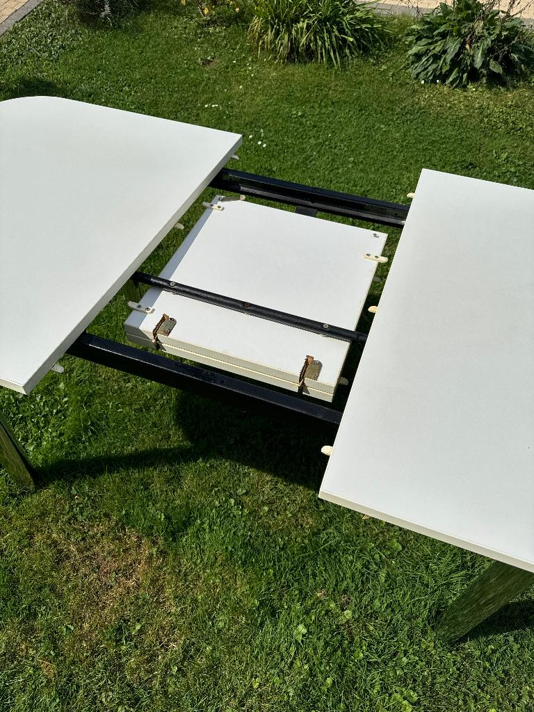 table de cuisine extensible de qualité acheté + 990 eur, Maison & Meubles, 150 à 200 cm, Enlèvement, Utilisé, 50 à 100 cm