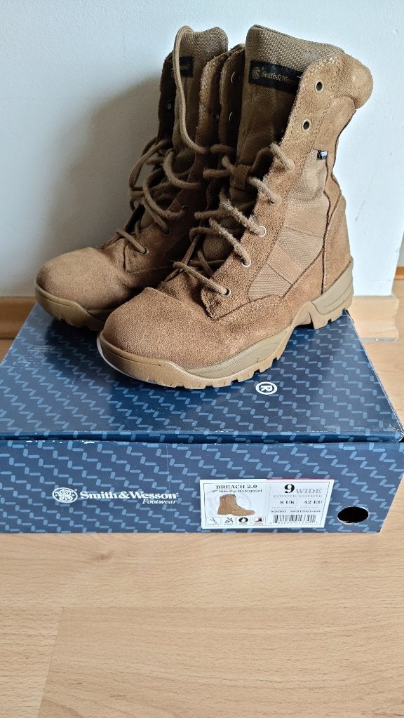 Smith & Wesson Breach 2.0 High (8'') - Pointure 42 Large, Kleding | Heren, Schoenen, Gedragen, Wandelschoenen, Bruin, Ophalen