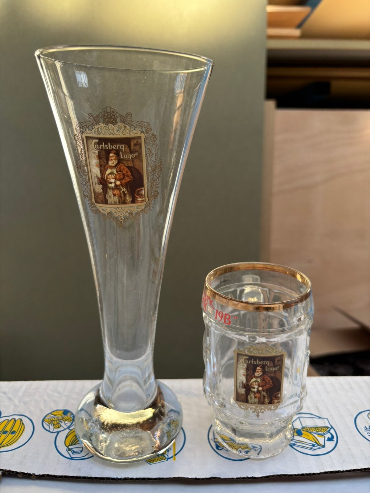 Carlsberg glazen, Verzamelen, Ophalen of Verzenden, Zo goed als nieuw