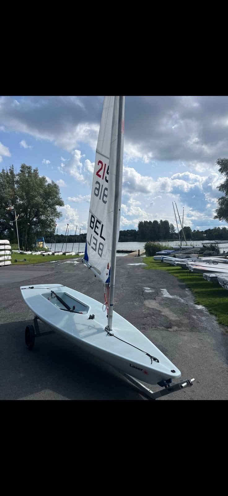 Laser/ILCA 6 inclusief 4,7 en ILCA 7-tuigage, Ophalen, Laser, Gebruikt, Laser