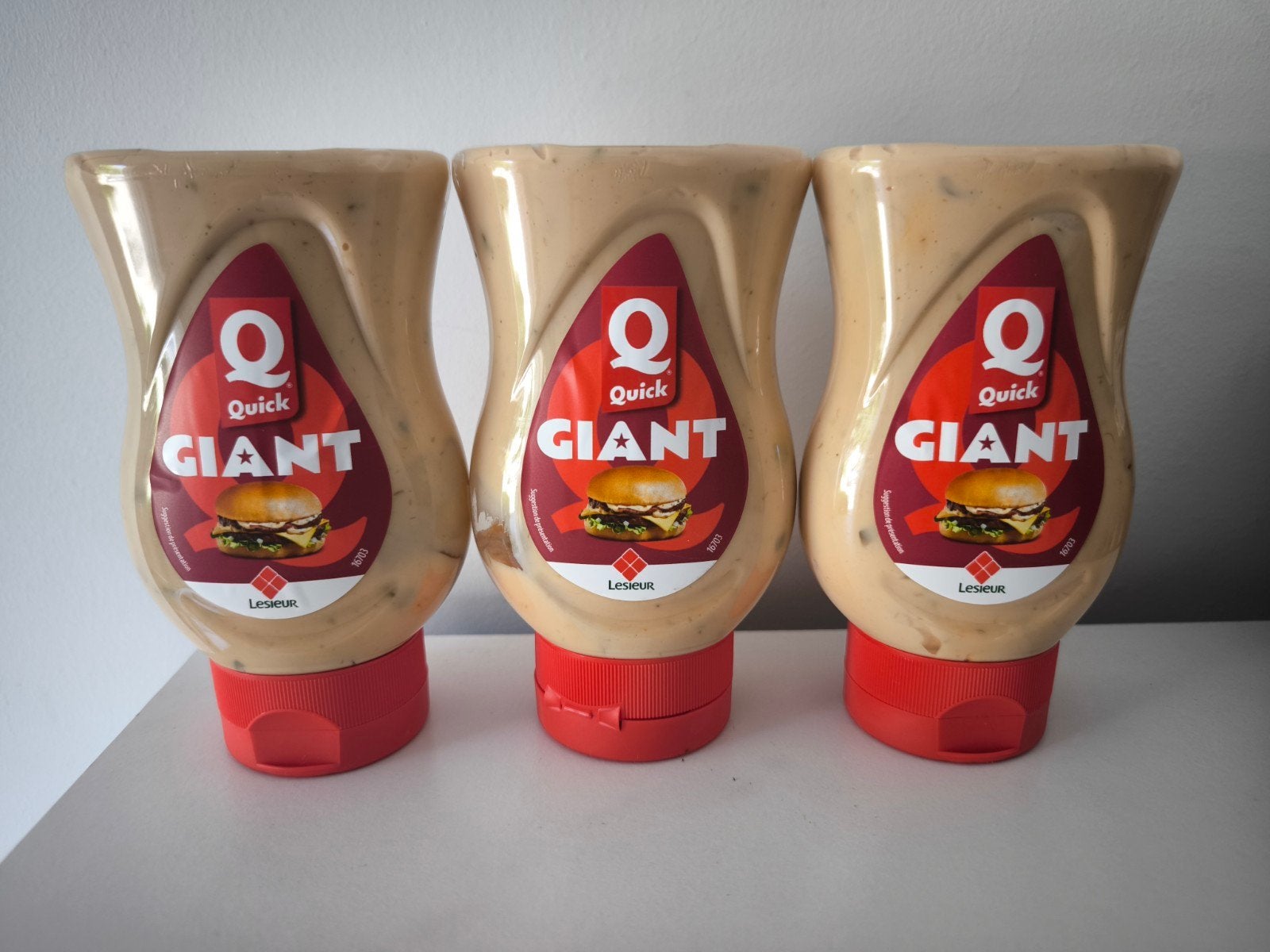 Sauce Giant du Quick (Produit officiel), Ophalen