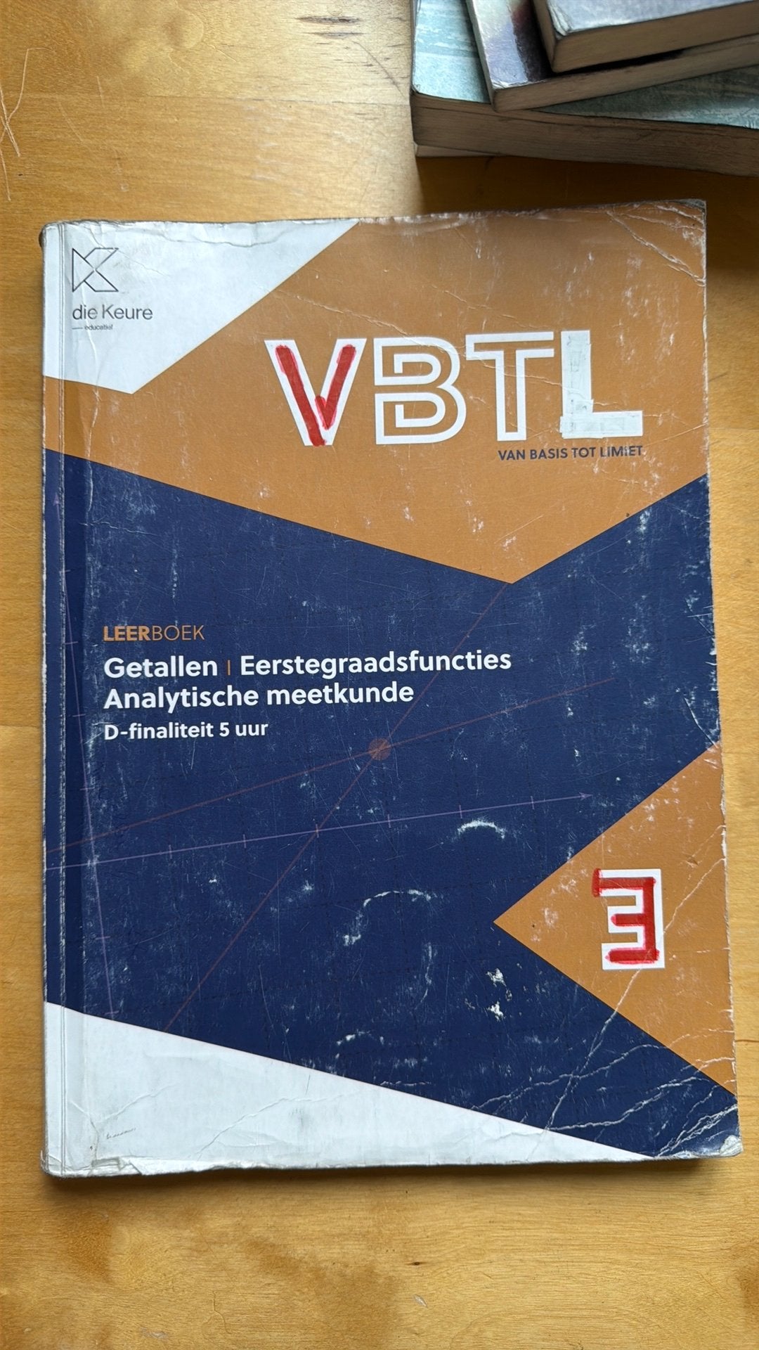 VBTL 3 – leerboek getallen & analytische meetkunde (D – 5 uu, Boeken, Ophalen of Verzenden, Gelezen, ASO, Wiskunde A