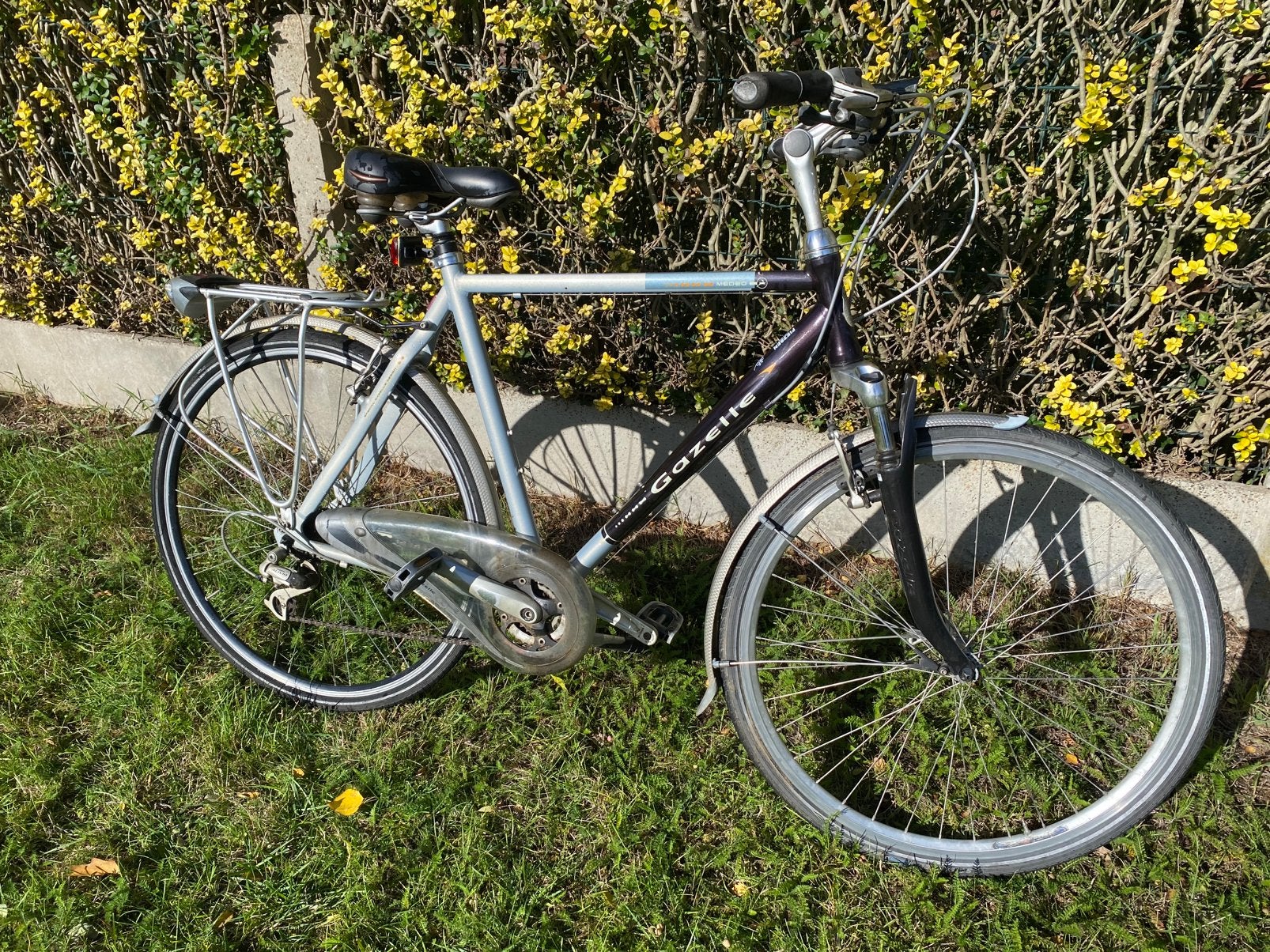Gazelle Medeo 3 x 8 versnellingen, Fietsen en Brommers, Ophalen, Gebruikt, Velgrem, Versnellingen