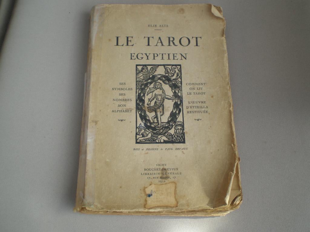 TAROT EGYPTIEN      édition  1922, Tarot ou Tirage de Cartes, Enlèvement, Utilisé, Autres types