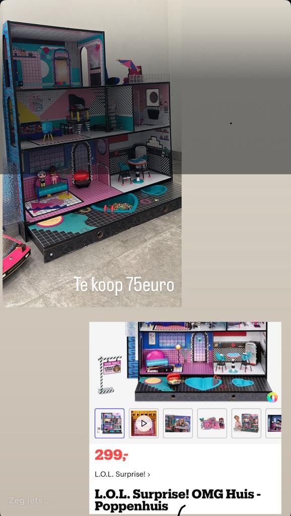 Maison de poupée Lol pour 50 euros. Prix d'achat 229€, Enlèvement, Maison de poupées