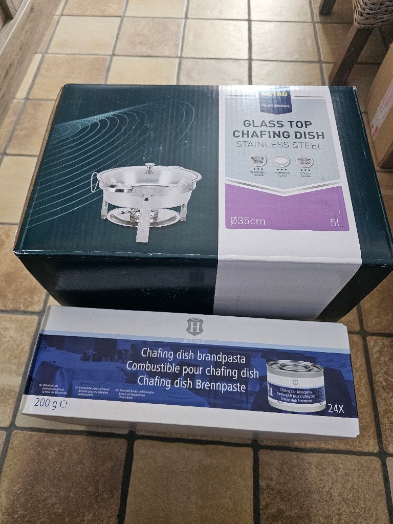 CHAFING - DISH METRO PROFESSIONAL Ø 35 CM - 5L, Articles professionnels, Enlèvement, Neuf, dans son emballage
