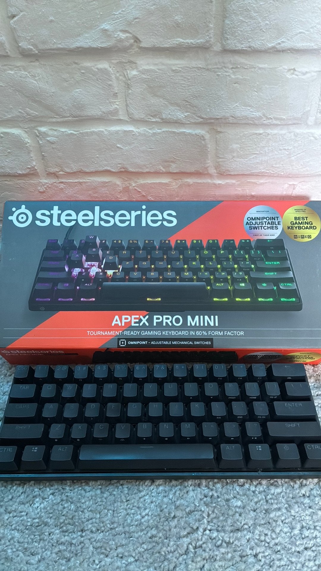 APEX PRO MINI. MOET SNEL WEG. Ik spaar voor een wooting 60he, Ophalen, Zo goed als nieuw, Hardware
