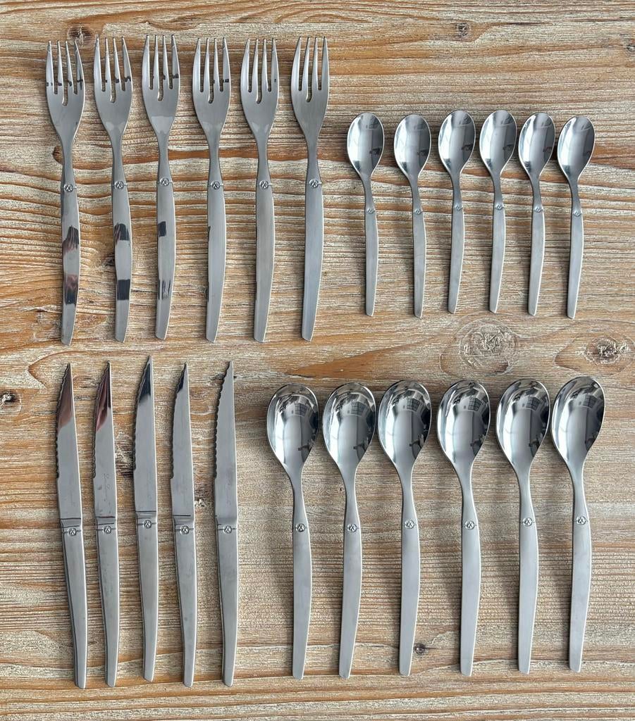 Couverts ménagère inox - Lou Laguiole, Enlèvement, Neuf, Inox ou Chrome, Ensemble de couverts