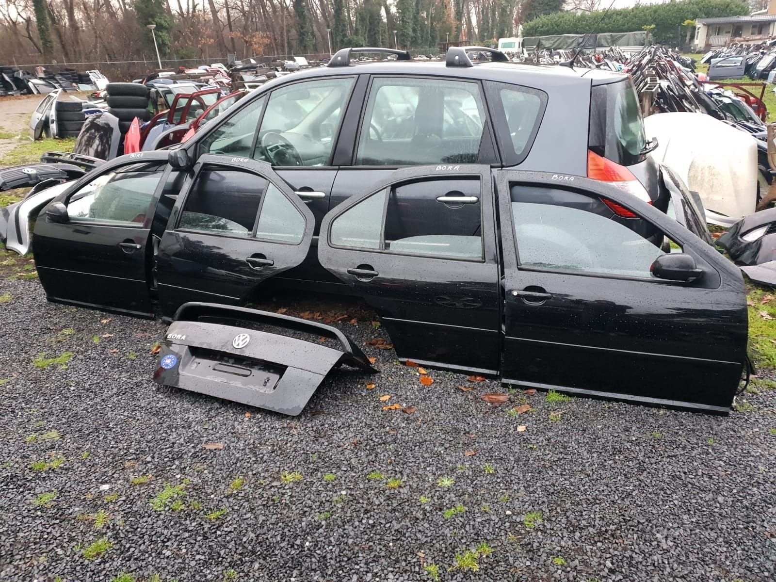 VW BORA SEDAN ACHTERKLEP +PORTIEREN MODEL 2002, Arrière, -, Haillon arrière, Utilisé