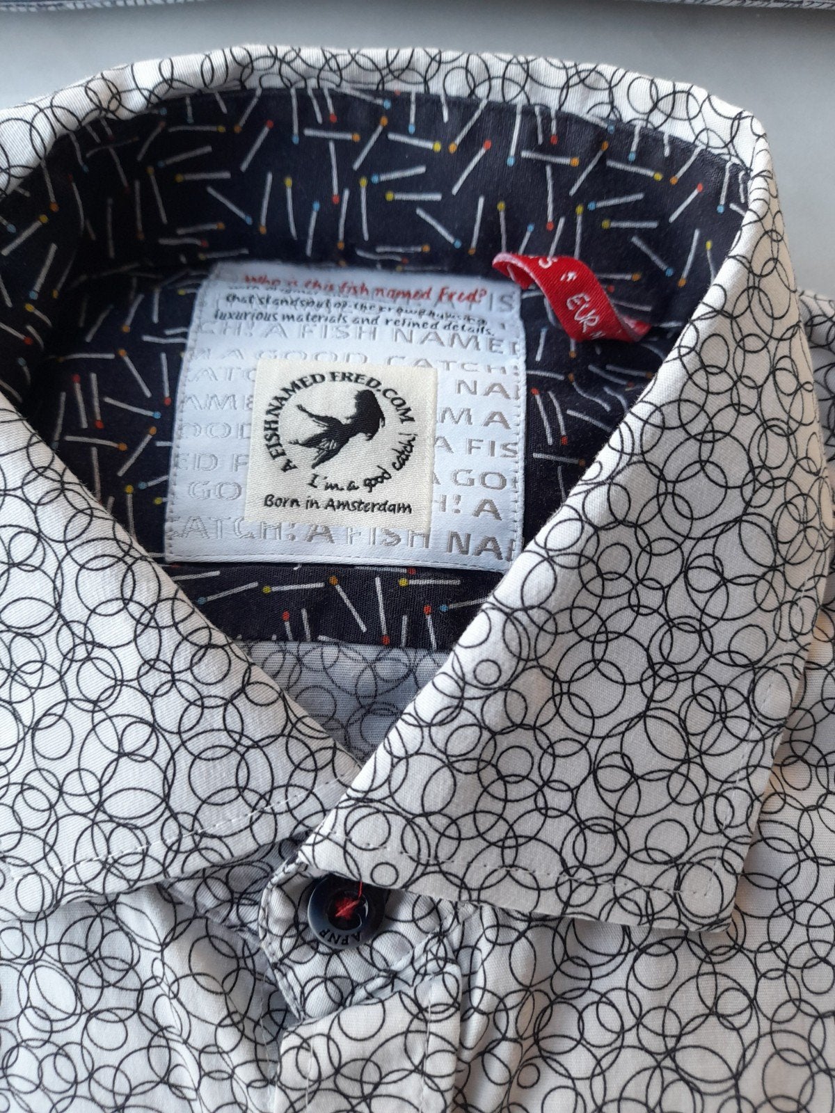 Fish named fred ,2 herenhemden medium, Kleding | Heren, Ophalen
