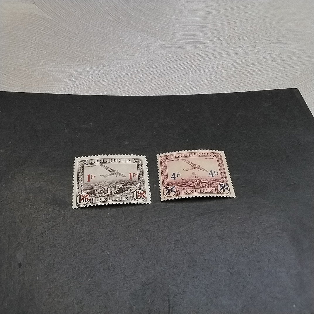 BELGIE Luchtpost 6/7 scharnier met cote 10,00 €, Postzegels en Munten, Ophalen of Verzenden