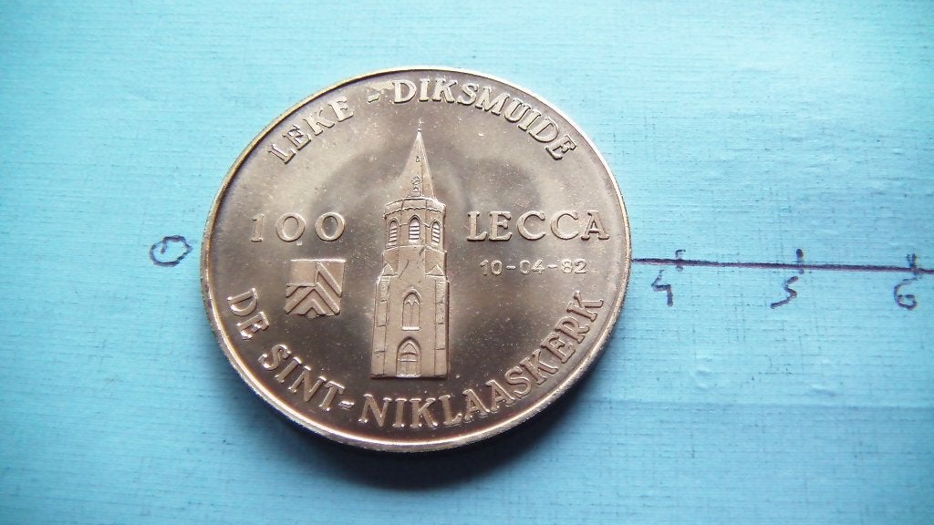 médaille diksmuide 1982 cuivre, Enlèvement
