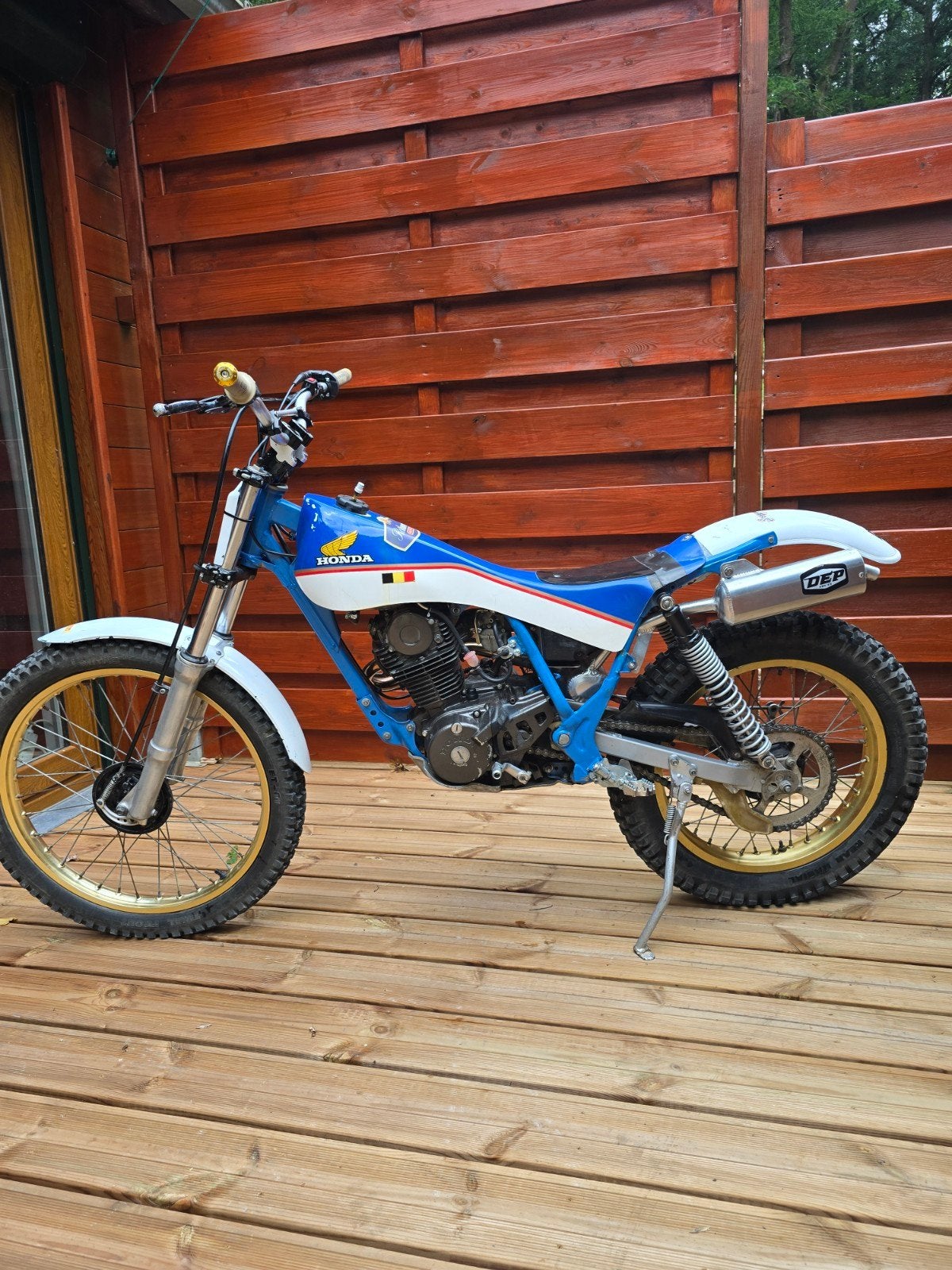 HONDA TLR 200, Enlèvement