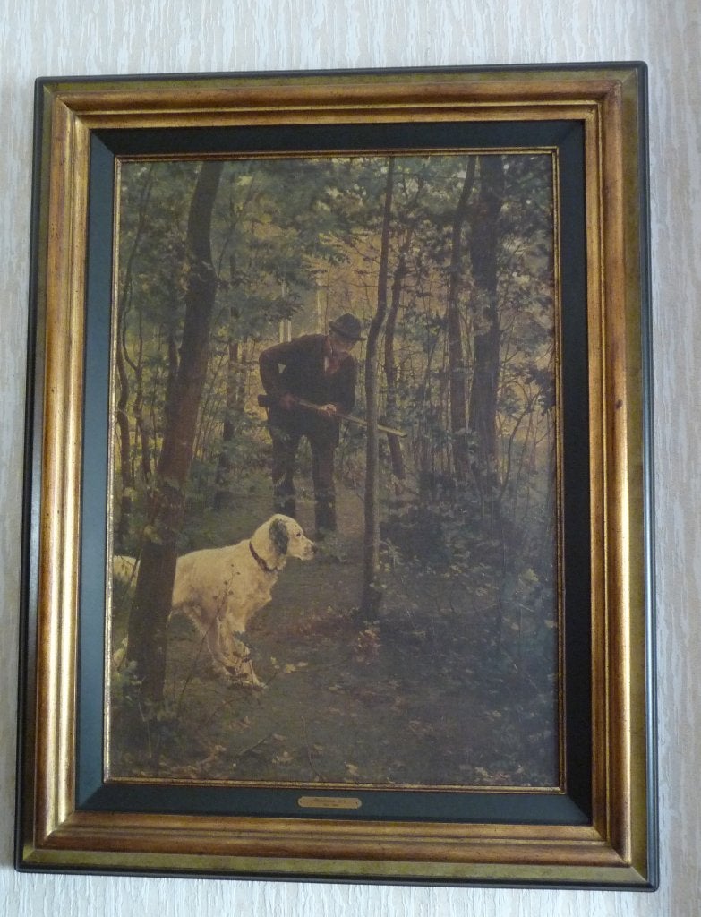 2 antieke schilderijen, Enlèvement, Classique, Portrait ou Personnes